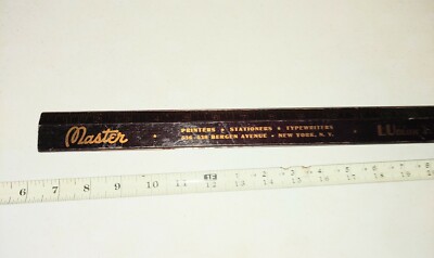Master Copy With Ruler Vtg Master Printers Stationer Typewriters New York City Advertising ...