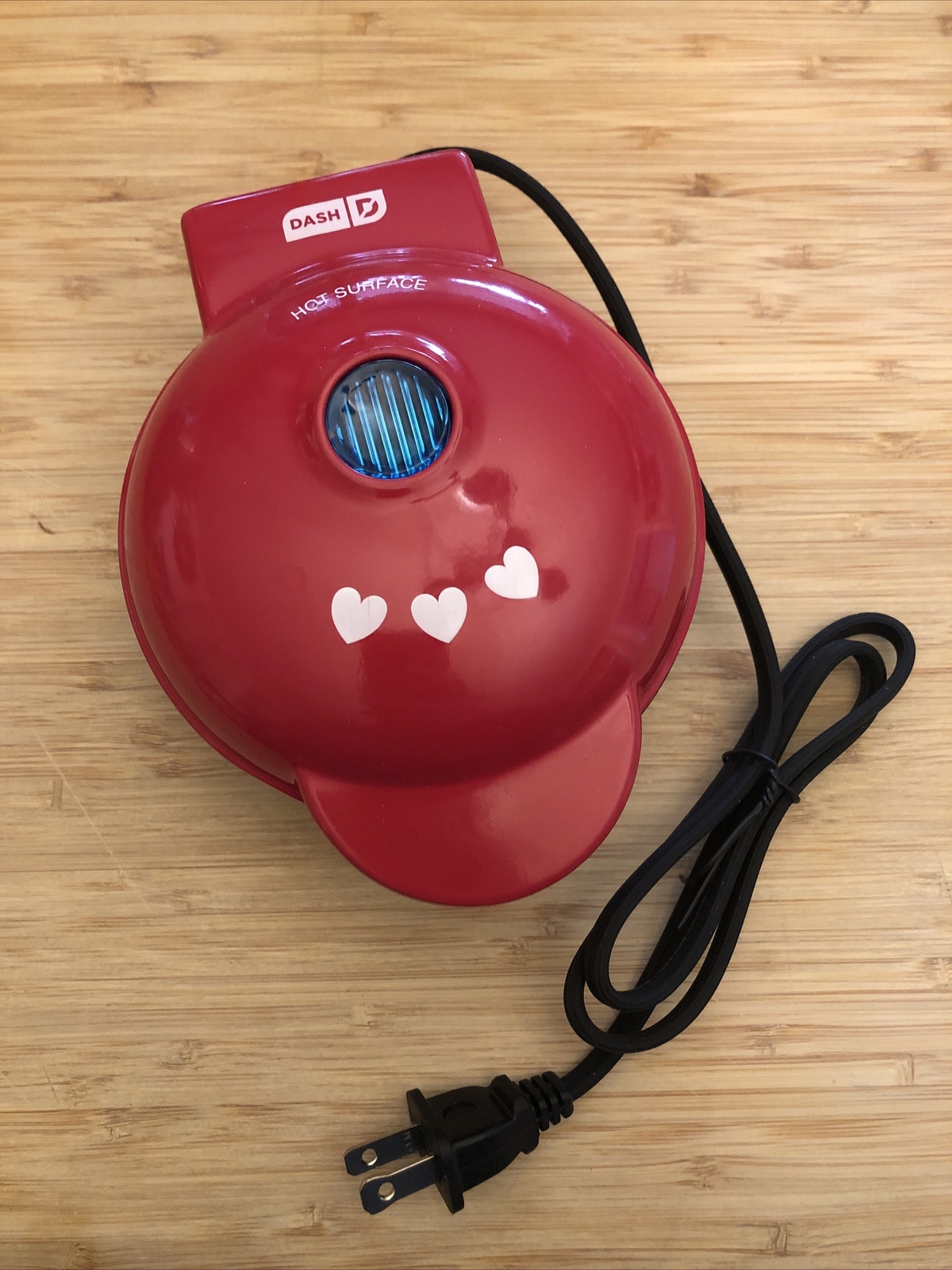 DASH HEART Mini Waffle Maker for Waffles Paninis Hash Browns and More-image