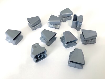 10 Pieces New LEGO Flat Silver Car Engine x with Air Scoop (15547  50943)