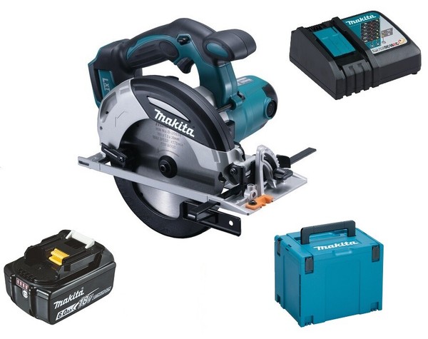 Makita DHS630Z Akku-HandkreissäGe 18V DHS630 Mit 1X Akku 6Ah + Lader Im Makpac 4-image