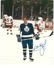 AL SECORD, TORONTO MAPLE LEAFS AUTOGRAPHED 8 X 10 PHOTO !!!