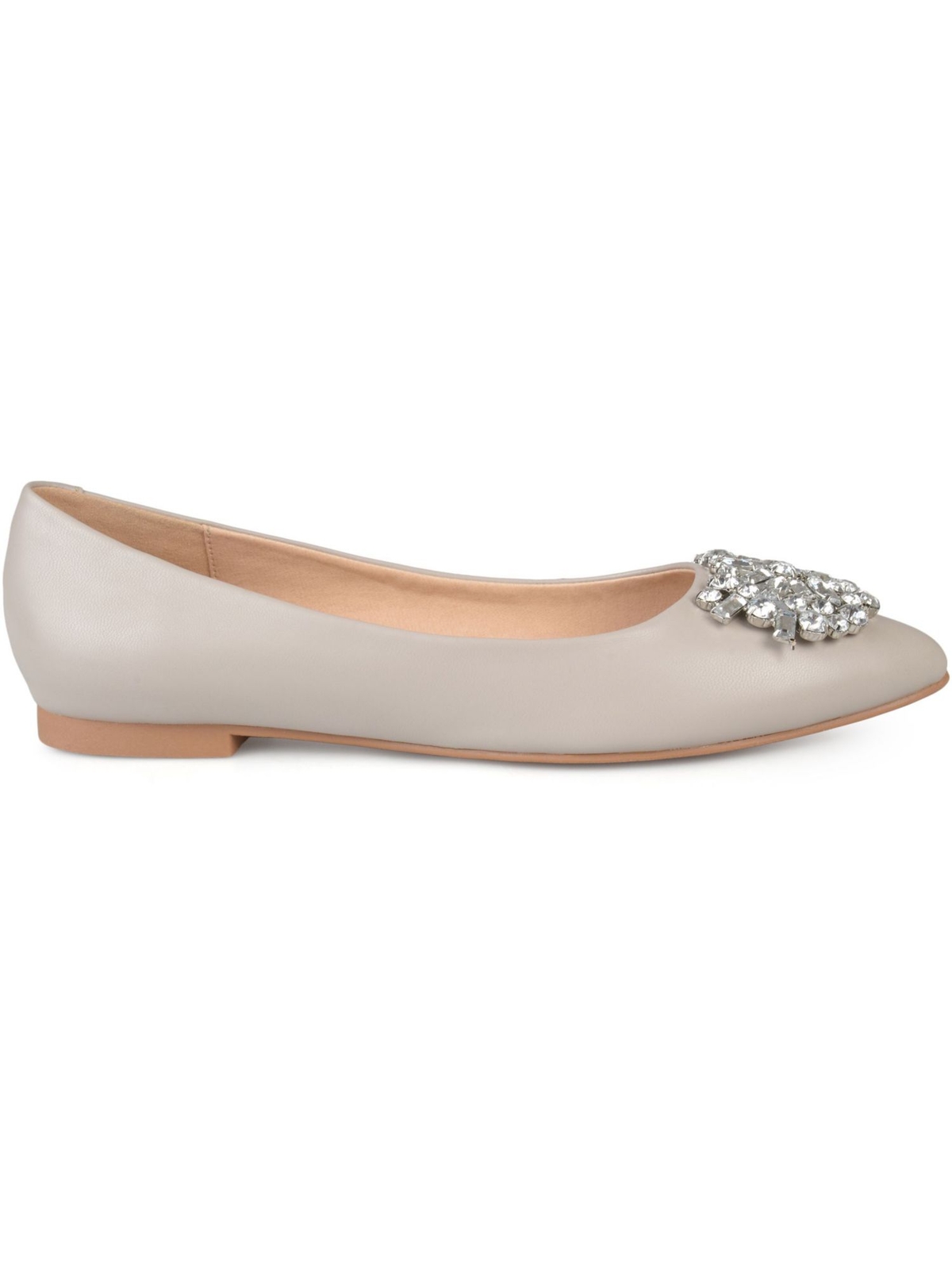 Женские розовые слипоны Renzo с острым носком на плоской подошве из коллекции JOURNEE 12