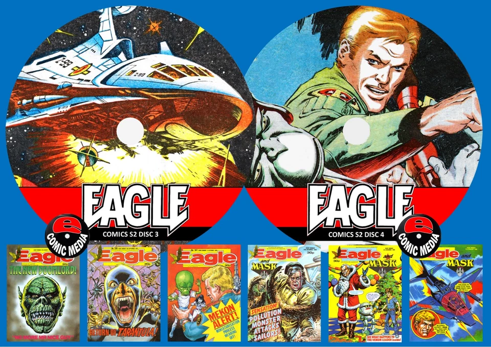 Eagle Series 2 Comic Collection 2 On Two PC DVD Rom’s (CBR Format)