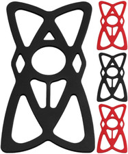 4-Pack Bike Motorcycle Phone Mount Tether - X Web Grip Silicone Cell Phone Holde