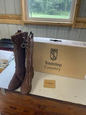 Tredstep Avoca II Country Boots EUC - Mahogany Size 9 FREE SECURE SHIPPING A6