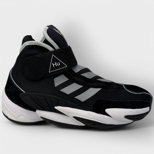 Adidas x Pharrell 0 to 60 BOS Shoes Men’s 10.0 Black Basketball Sneakers NWB - Picture 2 of 10