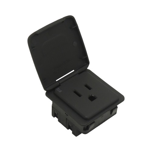 Accessory Power Receptacle Jet Black 2015-18 Silverado Sierra Yukon 84590447 - Picture 2 of 3