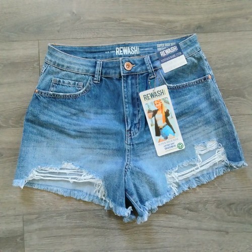 NWT Rewash Brand Jean Shorts Super High 