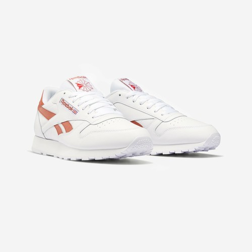Mens Reebok Classic Leather Fy9404 White / Baked Earth / Vector Red Shoes  n1 | eBay