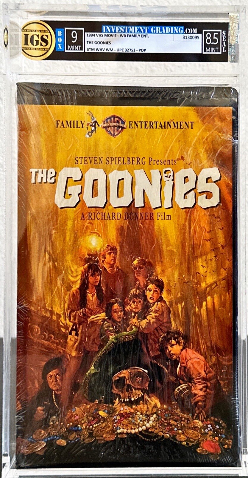 The Goonies (VHS, 1997, Clam Shell) IGS 9.0 85391327530 eBay