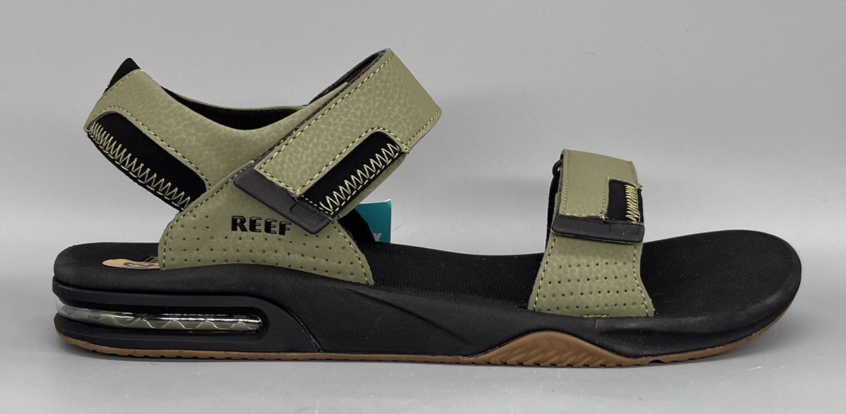 Mens Size 12 Reef Fanning Baja Sandals Green Flash Sandal  display picture 1