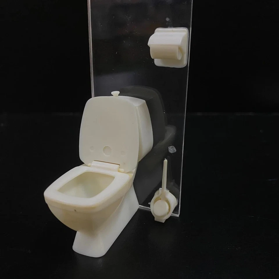 1/16 Smaland Bathroom Set (w/Toilet & Sink) Lundby #2049 Factory Sealed MISB - Image 2 of 4