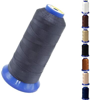 Bonded Nylon Thread Dark Grey #69 T70 210D/3 1400 Yards Heavy Duty Leather