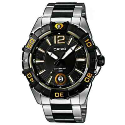 Casio Men's MTD1070D-1A2V 100 Meter water resistant  Watch with Black Dial