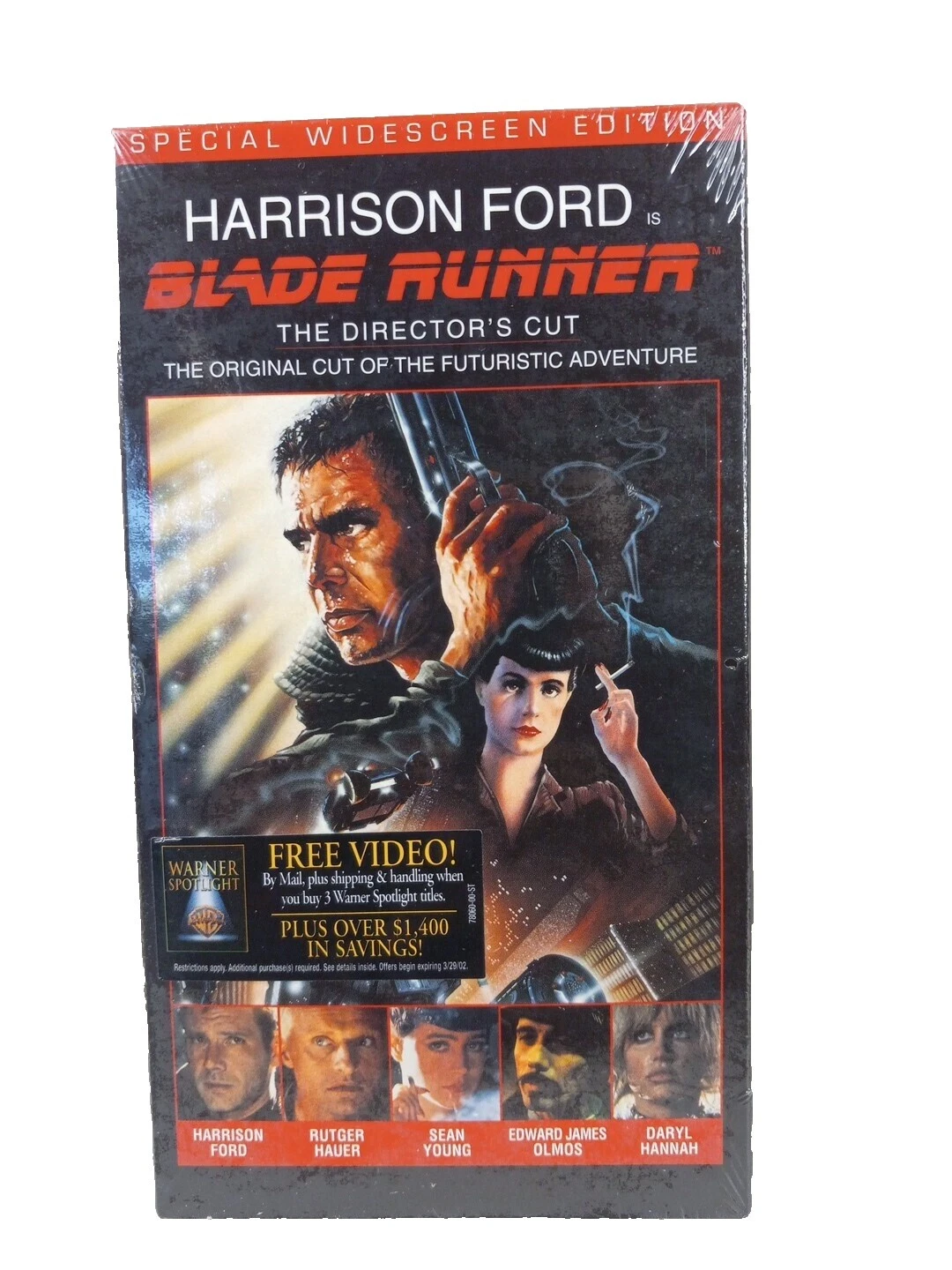 Sci-Fi & Fantasy Blade Runner VHS Tapes