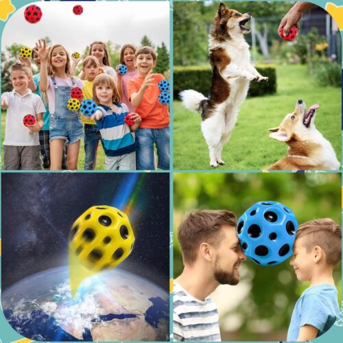 Extreme High Bouncing Ball Space Ball Bouncy Ball Outdoor Throw Catch Moon Toy - Bild 18 von 26