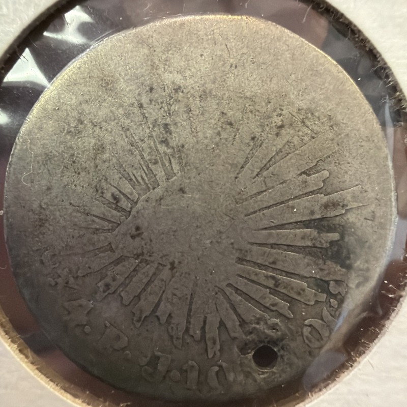 1834 Mexico 2 Reales  H20092