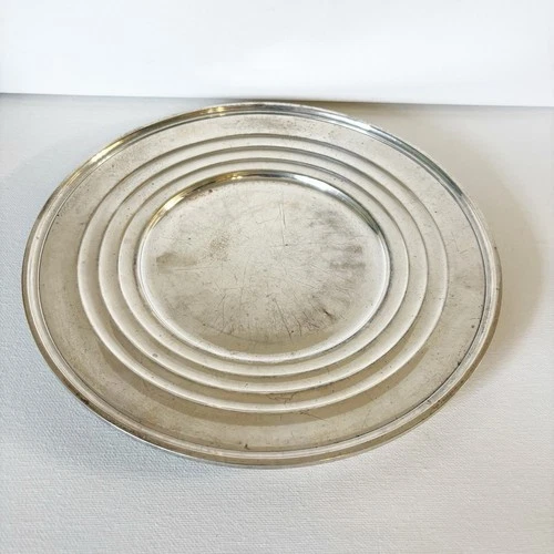 S Kirk Son Sterling Silver Plate 10 Inch 338g Vintage Solid Silver Tray Dish