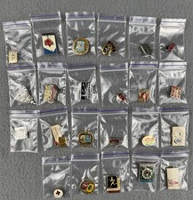 Vintage Russian Pins Badges Jewelry Soviet Union Russia USSR Rare Lot of 23