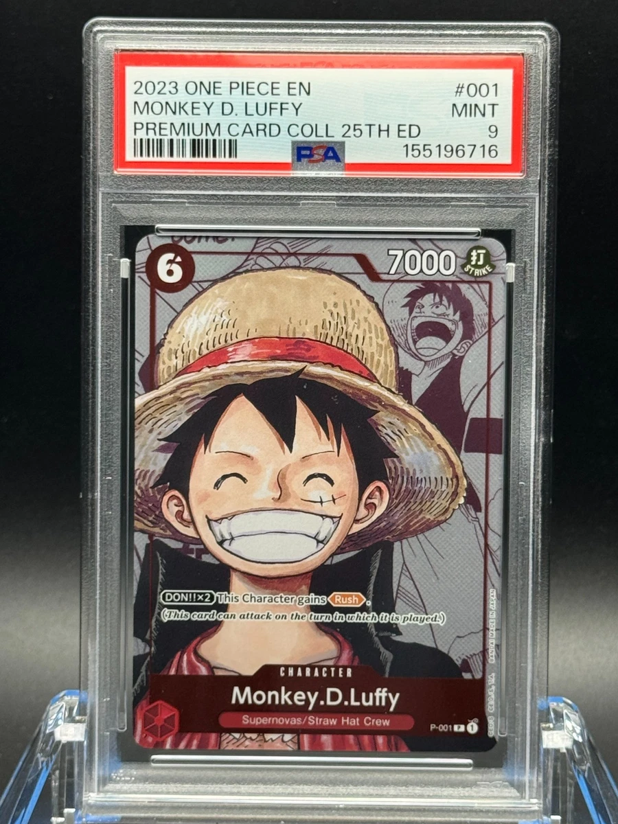 Monkey.D.Luffy P-001 One Piece Promotion Cards for sale | eBay