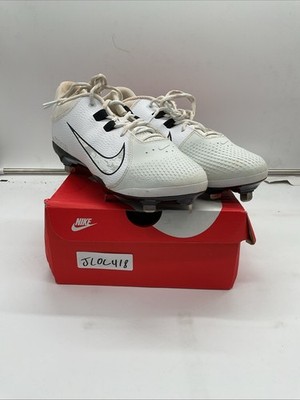 Nike Hyperdiamond 4 Pro Women US 9.5 White Black Low Top Softball Cleats JLOL418