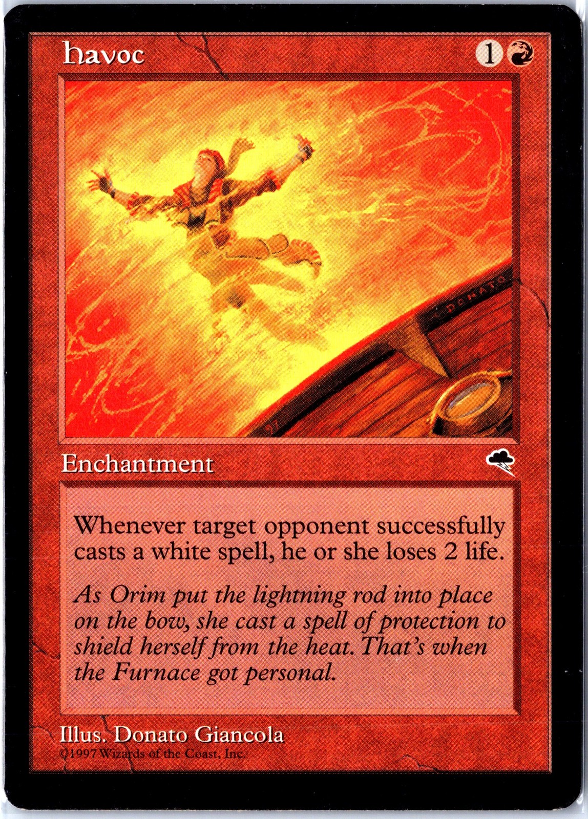 MAGIC TG: Tempest #181 Havoc Uncommon .M2A