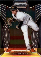 2019 Panini Prizm Draft Picks #67 T.J. Sikkema - BB