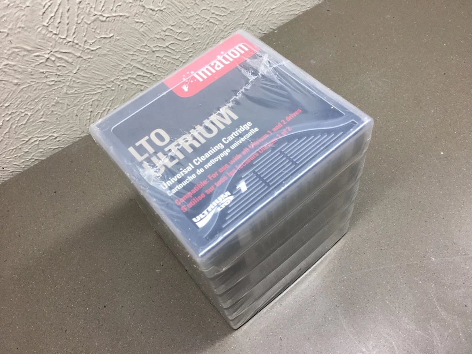 Pack of 5 Imation Ultrium LTO 1 Universal Cleaning Cartridges New Factory Sealed - Image 2 of 4