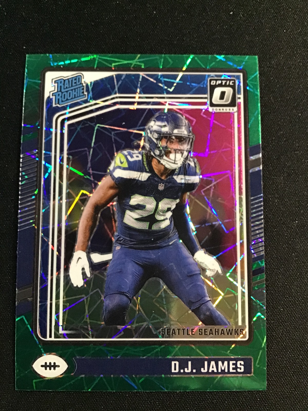 2024 Donruss Optic #222 D.J. James Green Velocity