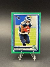 2025 Panini Donruss - Chigoziem Okonkwo #19 Press Proof Green
