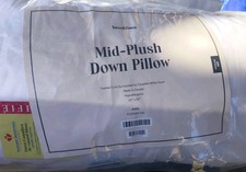 Brooklinen Mid-plush Down Pillow- King size, one piece