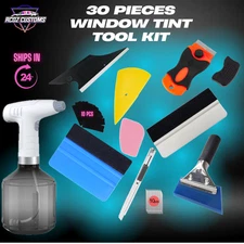 30PCS Window Tint Tools Kit Car Auto Film Tinting E-Spray  squeegee Installation