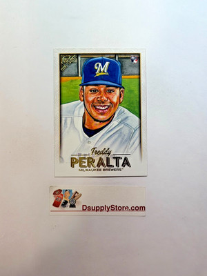 2018 Topps Gallery Freddy Peralta Rookie Card RC Brewers #118 FREE SHIPPING