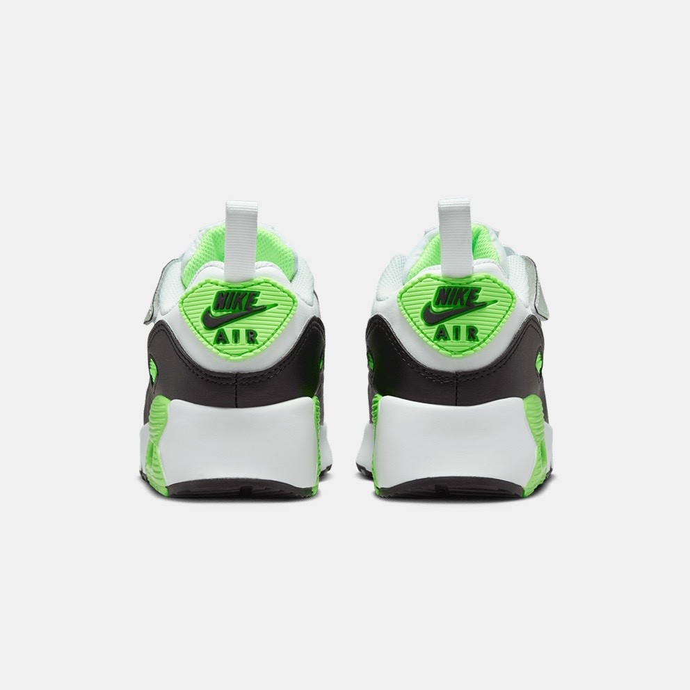 new youth 3/3Y kids Nike Air Max 90 Easyon White Green Shoes IH1417 702 thumbnail 4