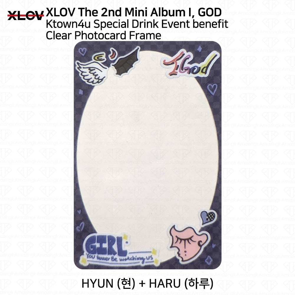 XLOV 2nd Mini Album I God Ktown4u POP-UP Special Drink Benefit