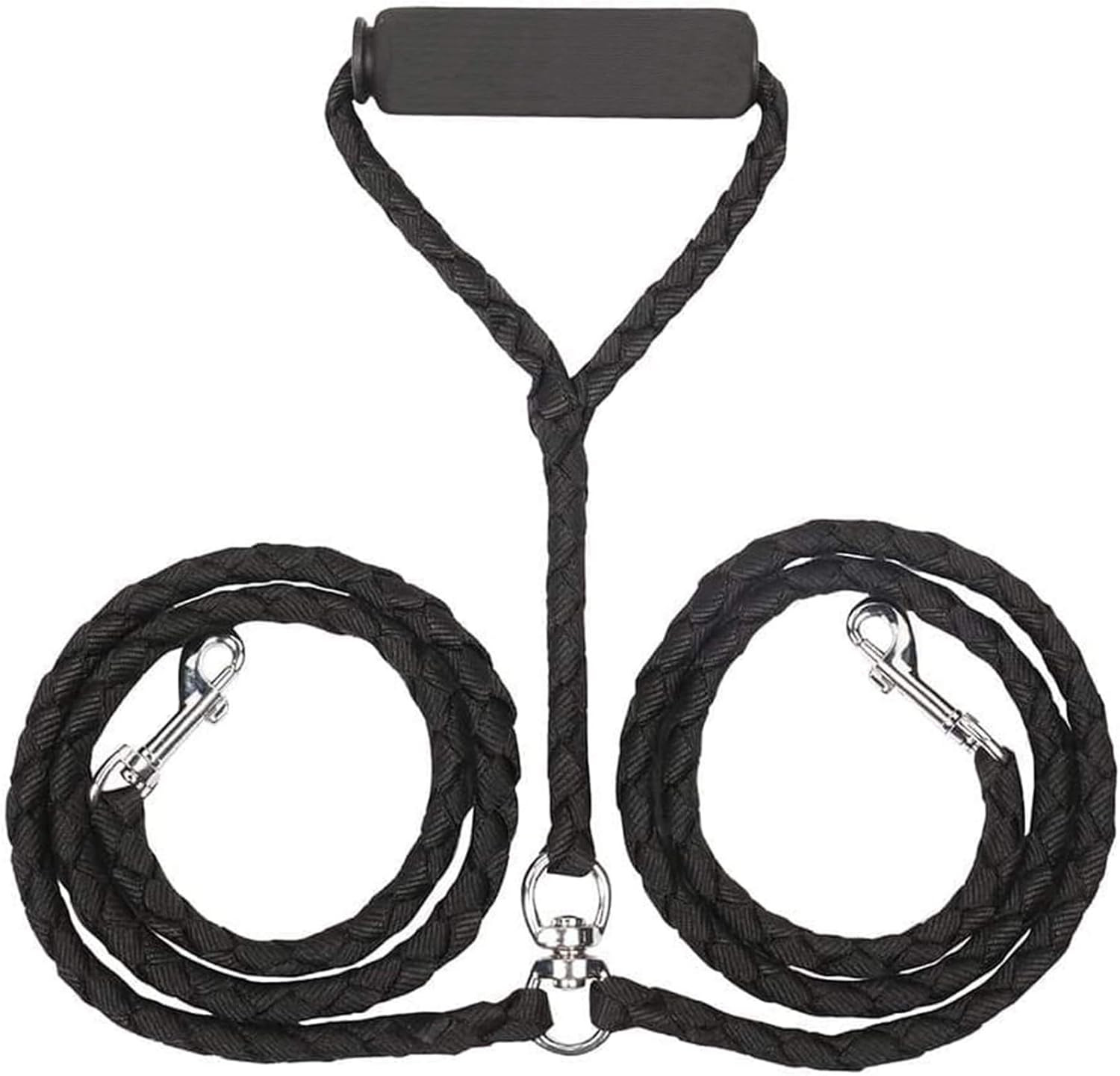 ® Dog Lead Splitter,No-Tangle Double Dog Leash for Walking and Traning 2 Dogs (B