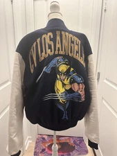 CVLA x Marvel Wolverine Varsity Jacket Embroidered Men's Size XL New With Tags 