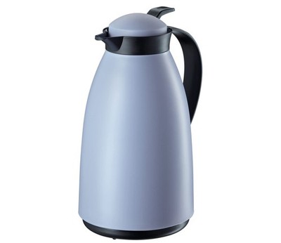 Cilio Imola Insulated Beverage Server Glass Liner Blue/Gray 34 Ounce-Insulated