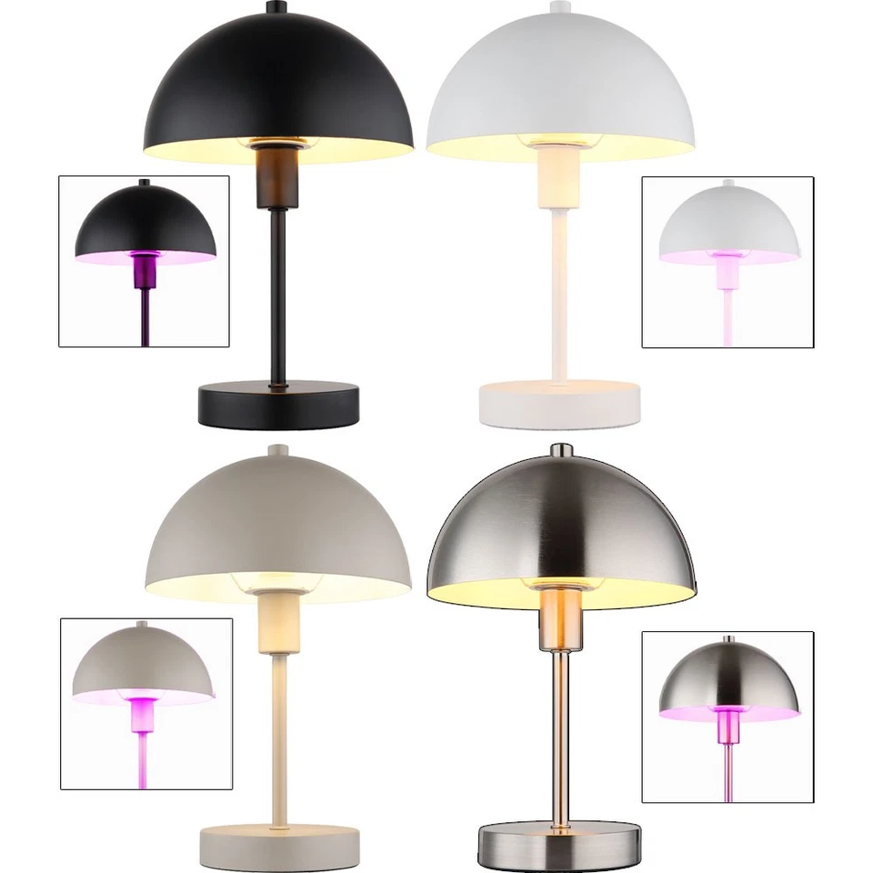 Tischleuchte Tischlampe Leselampe Pilz schwarz App Farbwechsel Smart RGB LED - Bild 1 von 1