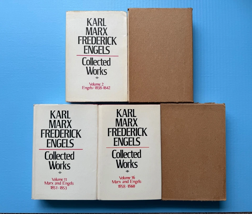 Karl Marx & Frederick Engels Collected Works : Various Volumes Int'l Publishers Foto 2 de 3