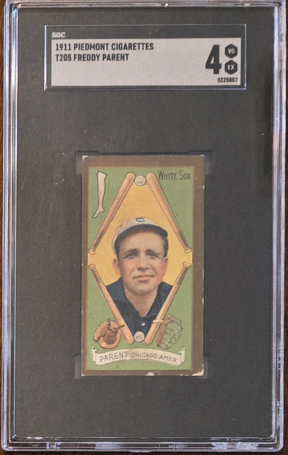 1911 T205, Freddy Parent, SGC 4! [Piedmont Back] Buy It Now!
