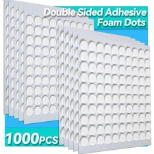 1000Pcs Double Sided Adhesive Foam Dots for Craft, Card Making