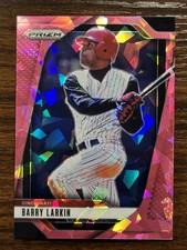 2025 Panini Prizm Baseball Barry Larkin Cincinnati Reds Base Pink Ice Prizm #41