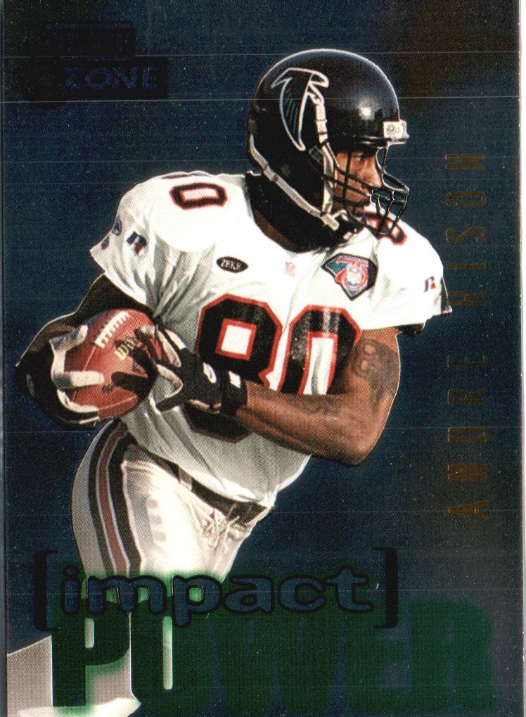1995 SkyBox Impact #IP19 Andre Rison Impact Power