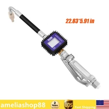Digital Oil Gun With Flow Meter Quantitative Oil Dispensing Gun For Gas Station
