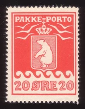GREENLAND 1937 Pakke porto Parcel Post Shultz Facit P14/ Scott Q6a MNH +variety,