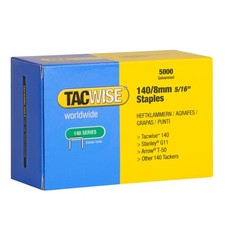 0341 Type 140/8mm Heavy Duty Galvanised Staples, Pack of 5000 0.0017 per staple