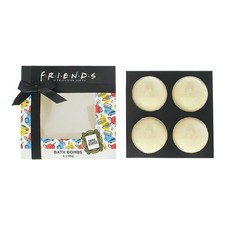 Image of WARNER BROS. FRIENDS COFFEE SCENTED BATH BOMBS 4 X 65G | NEW & SEALED | FREE P&P