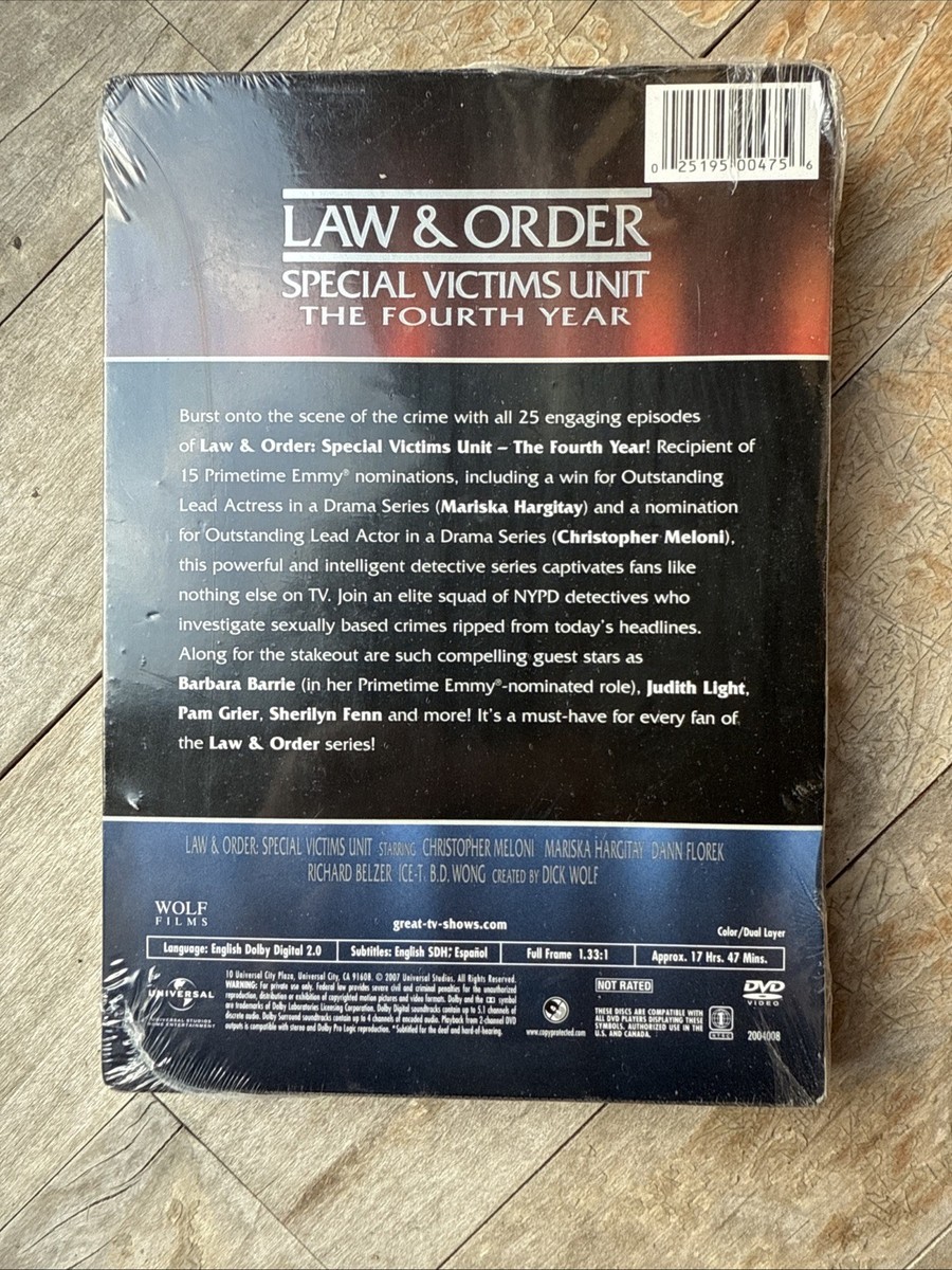 Law & Order: Special Victims Unit: the Fourth Year (DVD