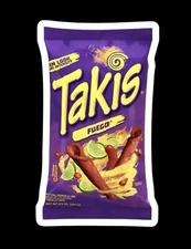 Takis Snack Fuego Sticker Decal - Purple Bag Barcel Mexicans Sabritas Chips
